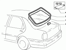 70158/00 ЗАДНЕЕ ОКНО