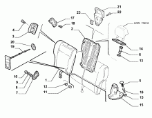 70613/01 REAR SEAT