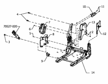 70613-070 2ND ROW REAR SEAT - LEFT SIDE - 40%