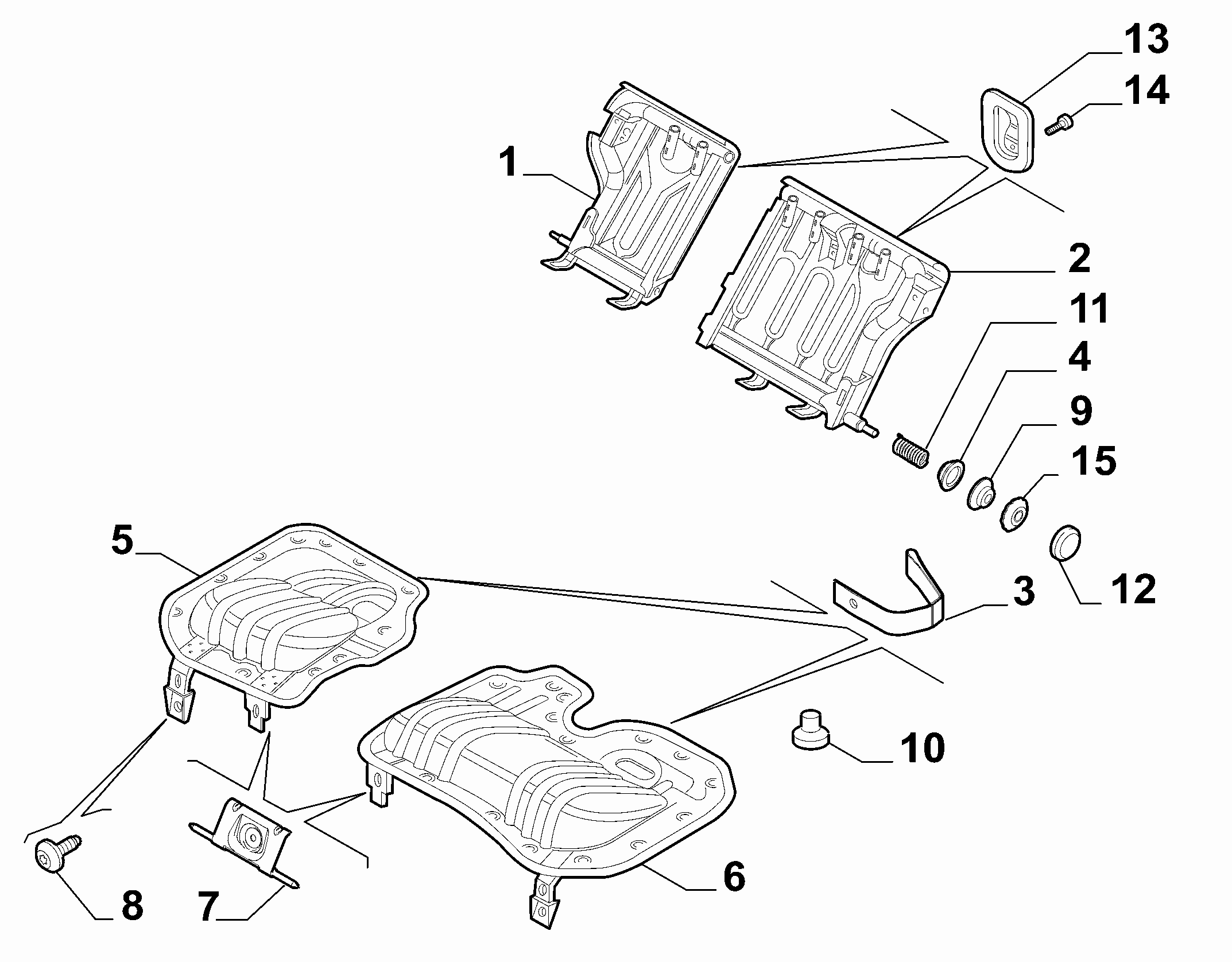 70613-020 REAR SEAT FRAME