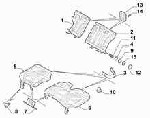70613-020 REAR SEAT FRAME