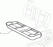 70615/00 REAR SEAT LINING