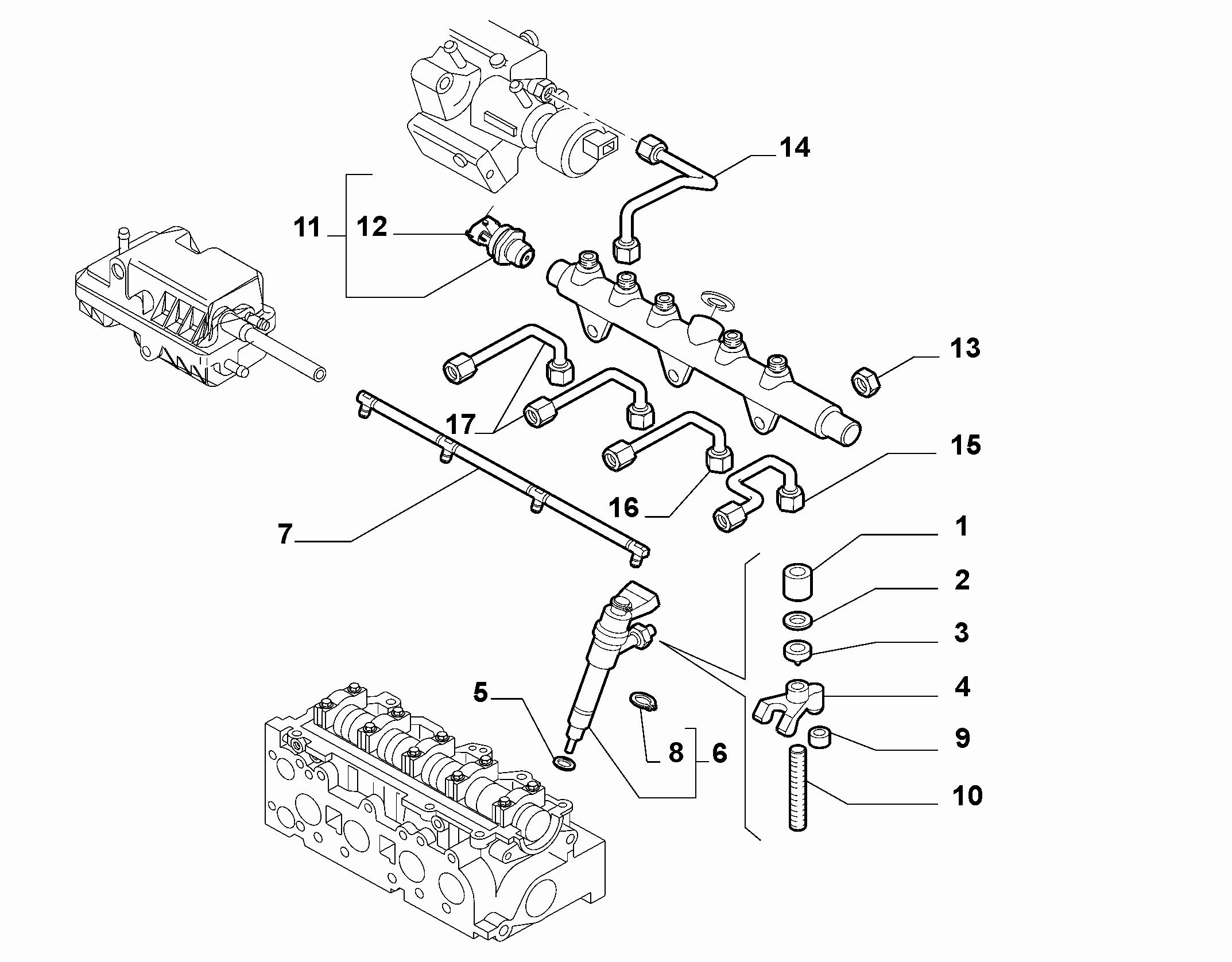 10226-020 HYDRAULIC COUNTER AND INJECTORS