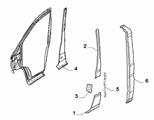 70019-010 EXTERNAL SIDE FRAME