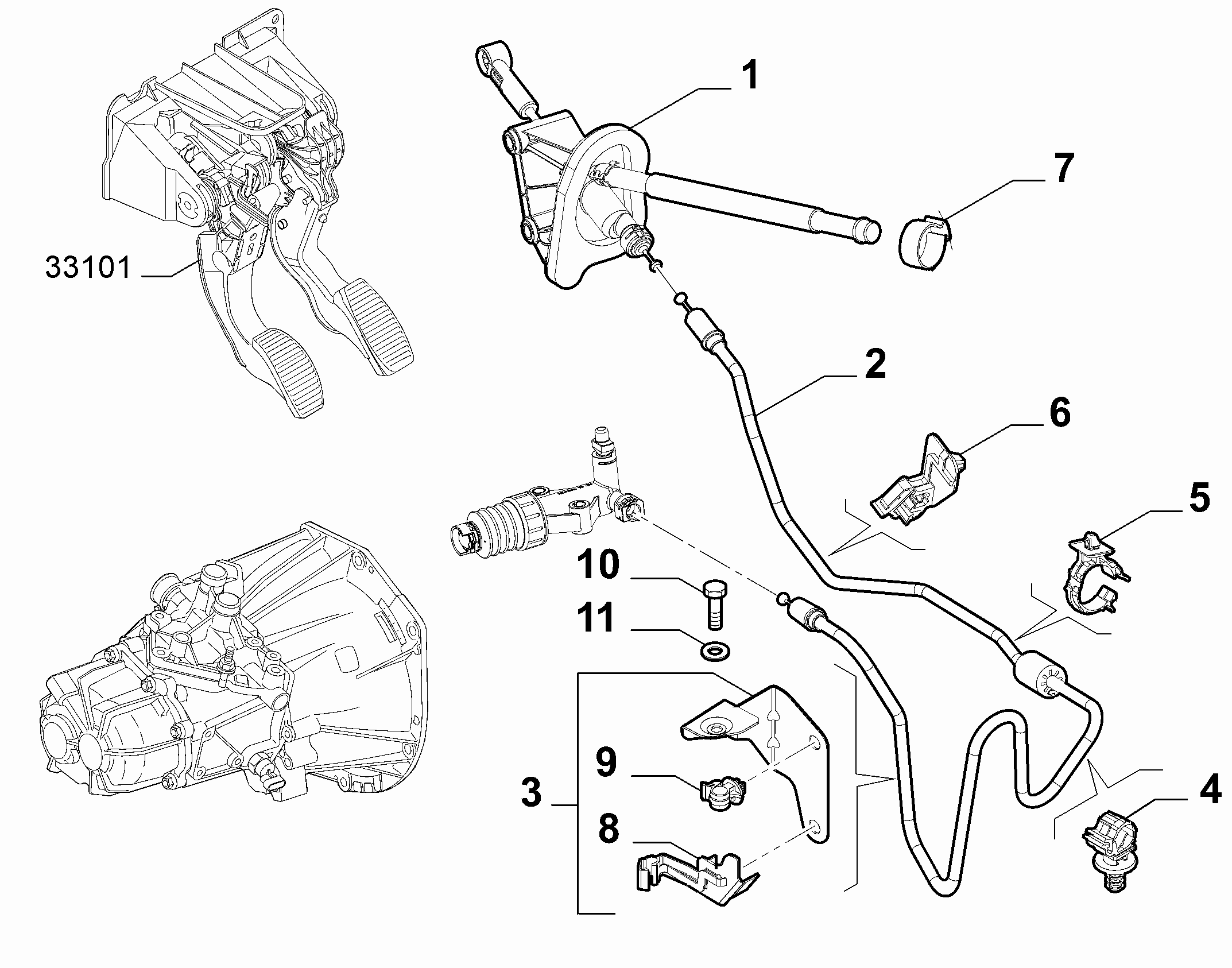 18103-010 CLUTCH PUMP AND CASING