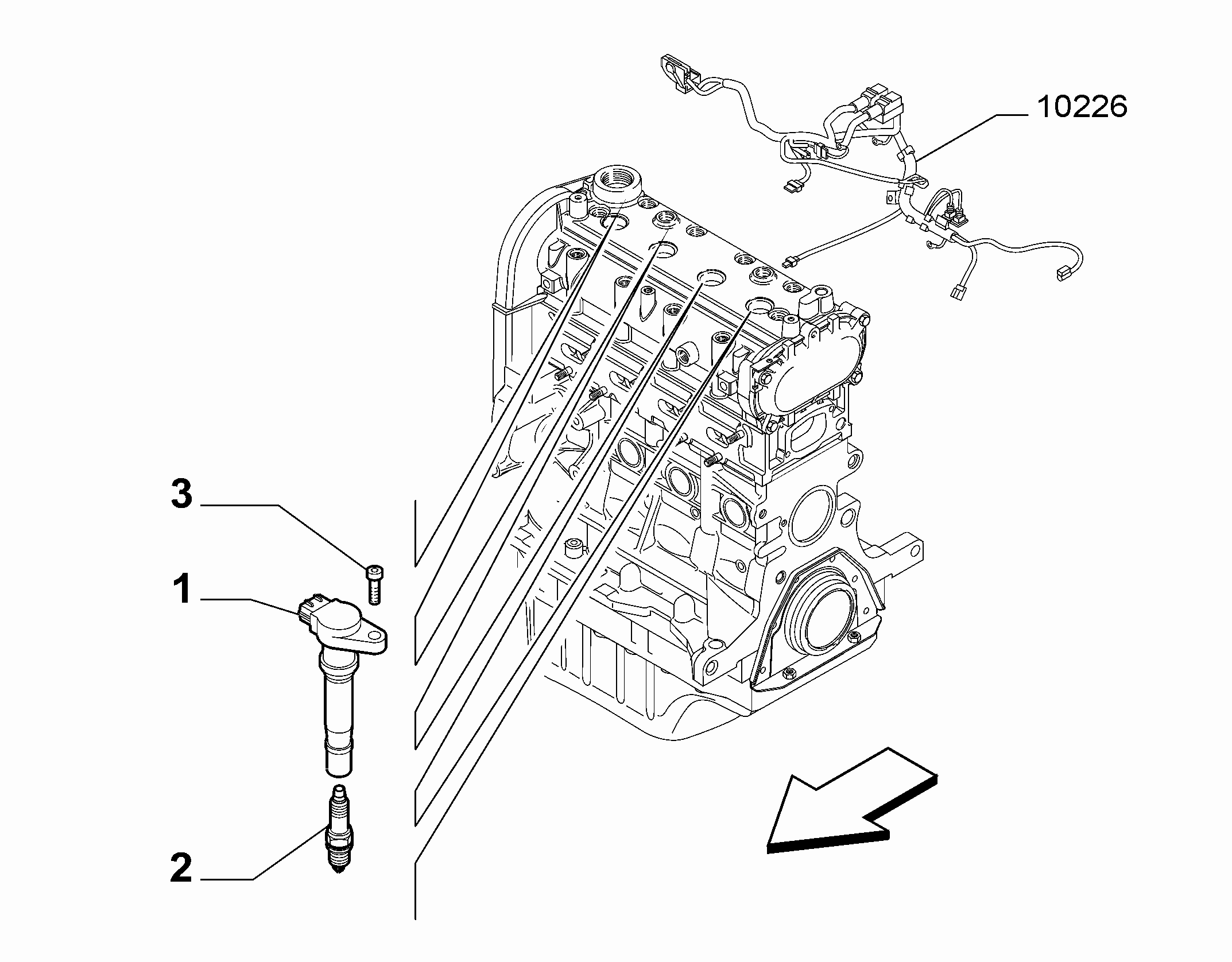 55101-020 SPARK PLUGS AND IGNITION CABLES