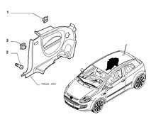 70524-020 REAR SIDE COVERING CLAMPS