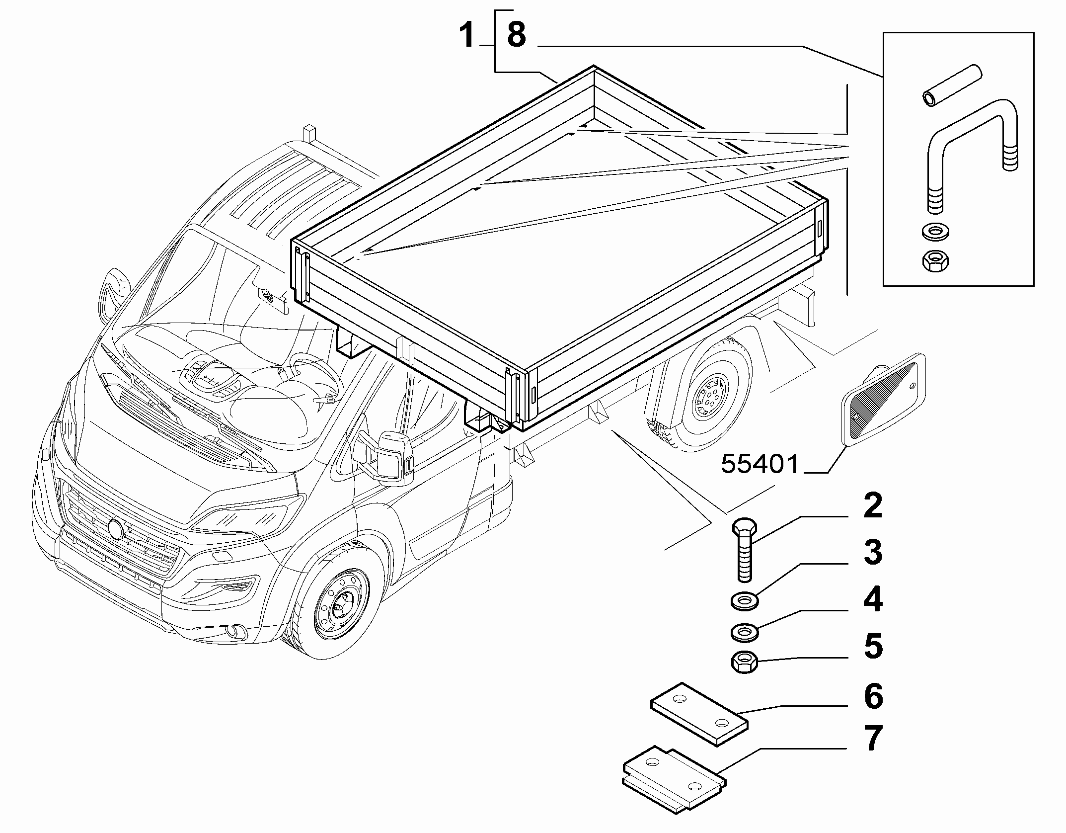 70021-010 CARGO BOX FOR COMMERCIAL VEHICLES