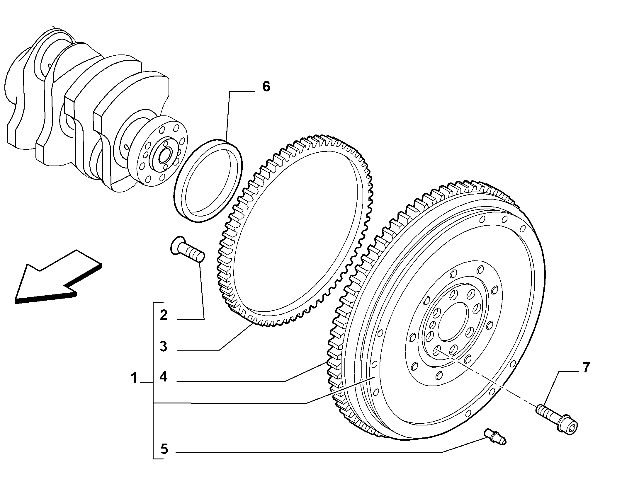 10103-020 FLYWHEEL