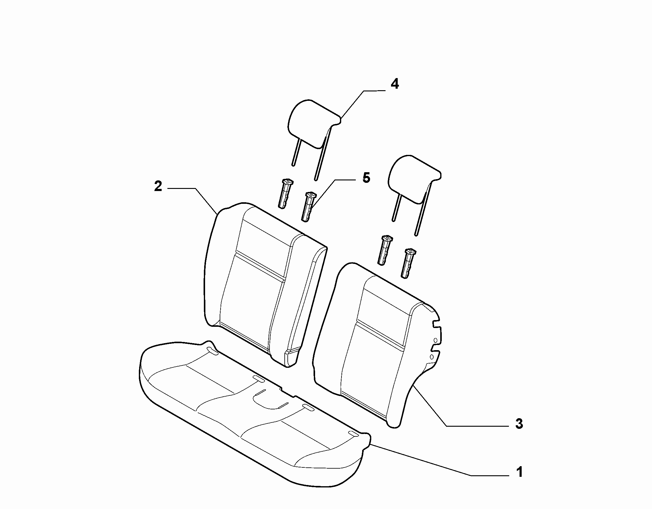 70615/10 REAR SEAT LINING