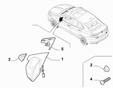 70740-020 WING MIRRORS