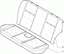 70613/00 REAR SEAT 