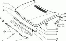 70101/00 КРЫШКА ПОДКАПОТНОГО ПРОСТРАНСТВА 