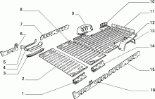 70009/00 ПОЛ (ЗАДНЯЯ ЧАСТЬ) 