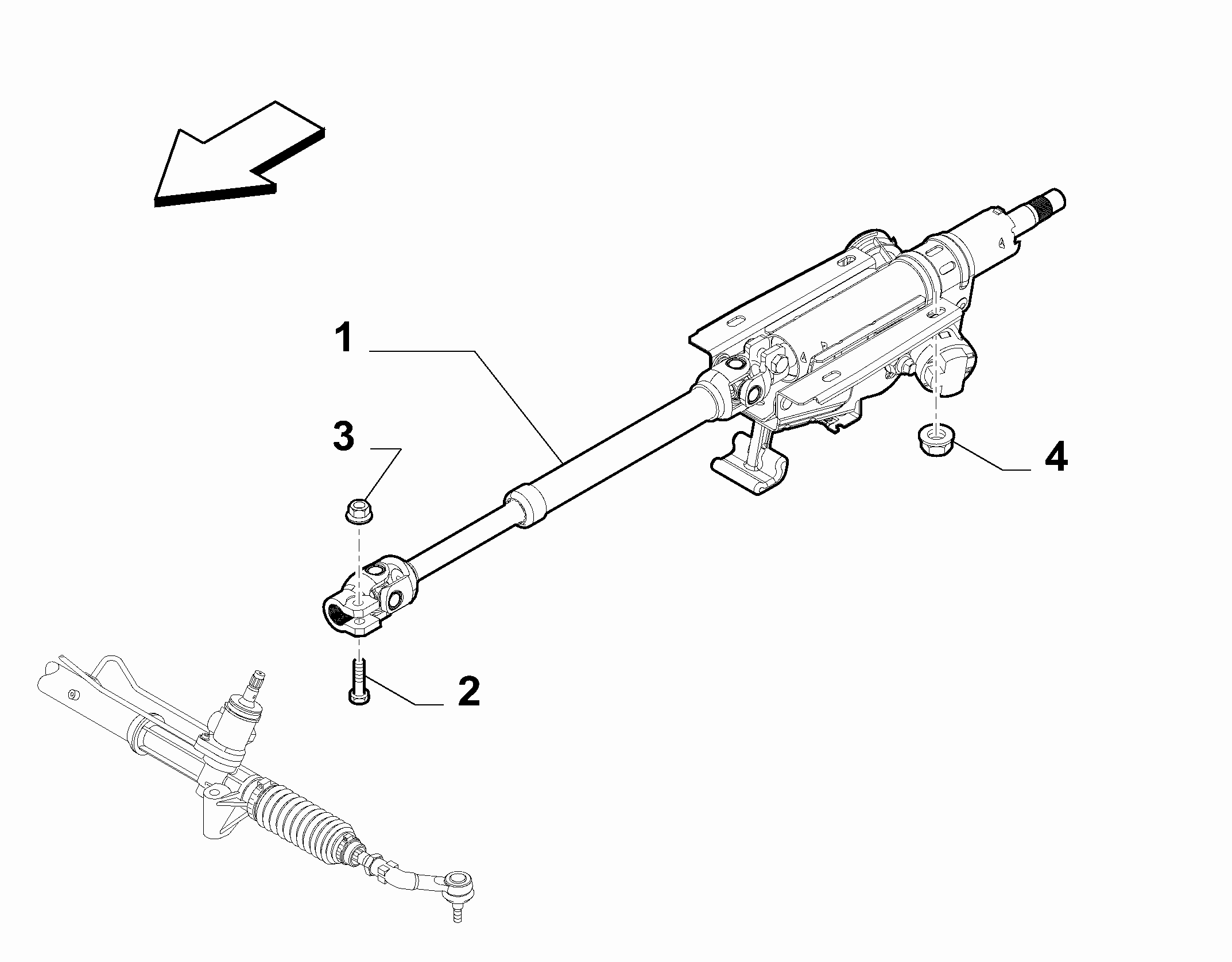 41201-020 POWER STEERING SHAFT