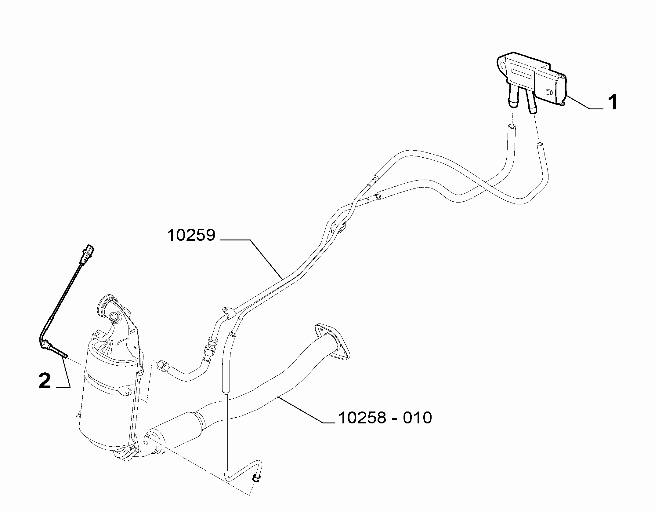 10260-010 GAS FLOW PRESSURE/TEMP SENSOR