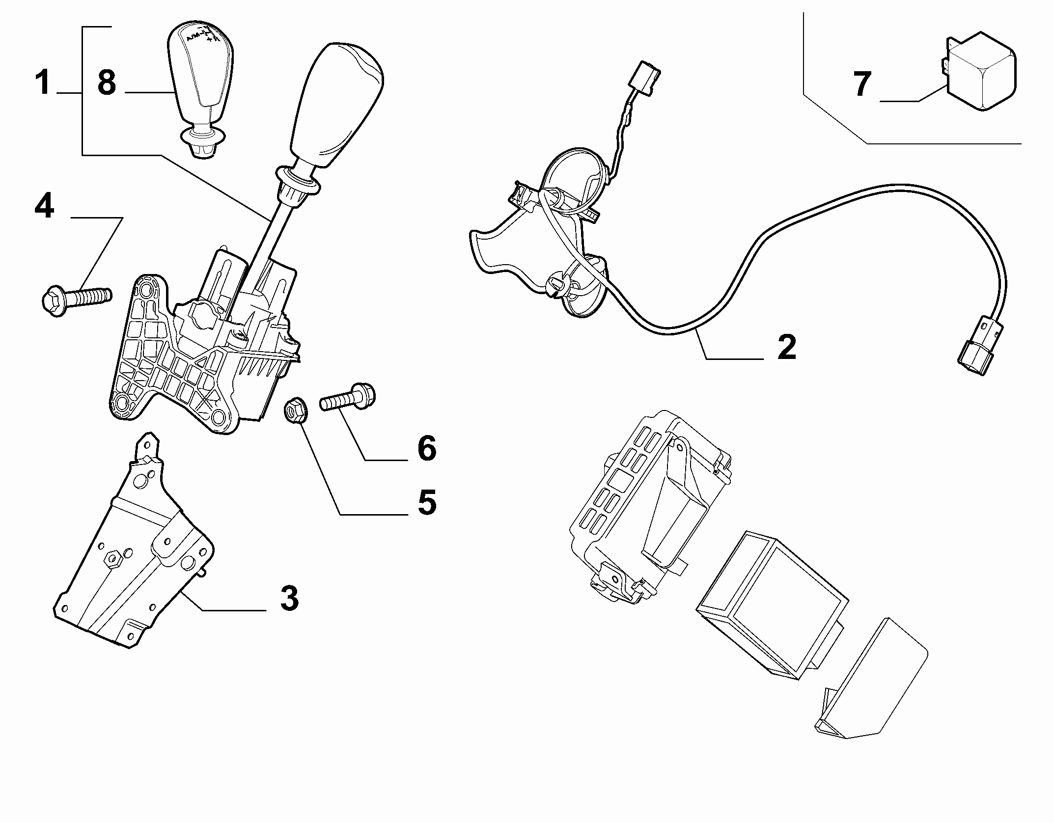 21221-010 GEAR STICK