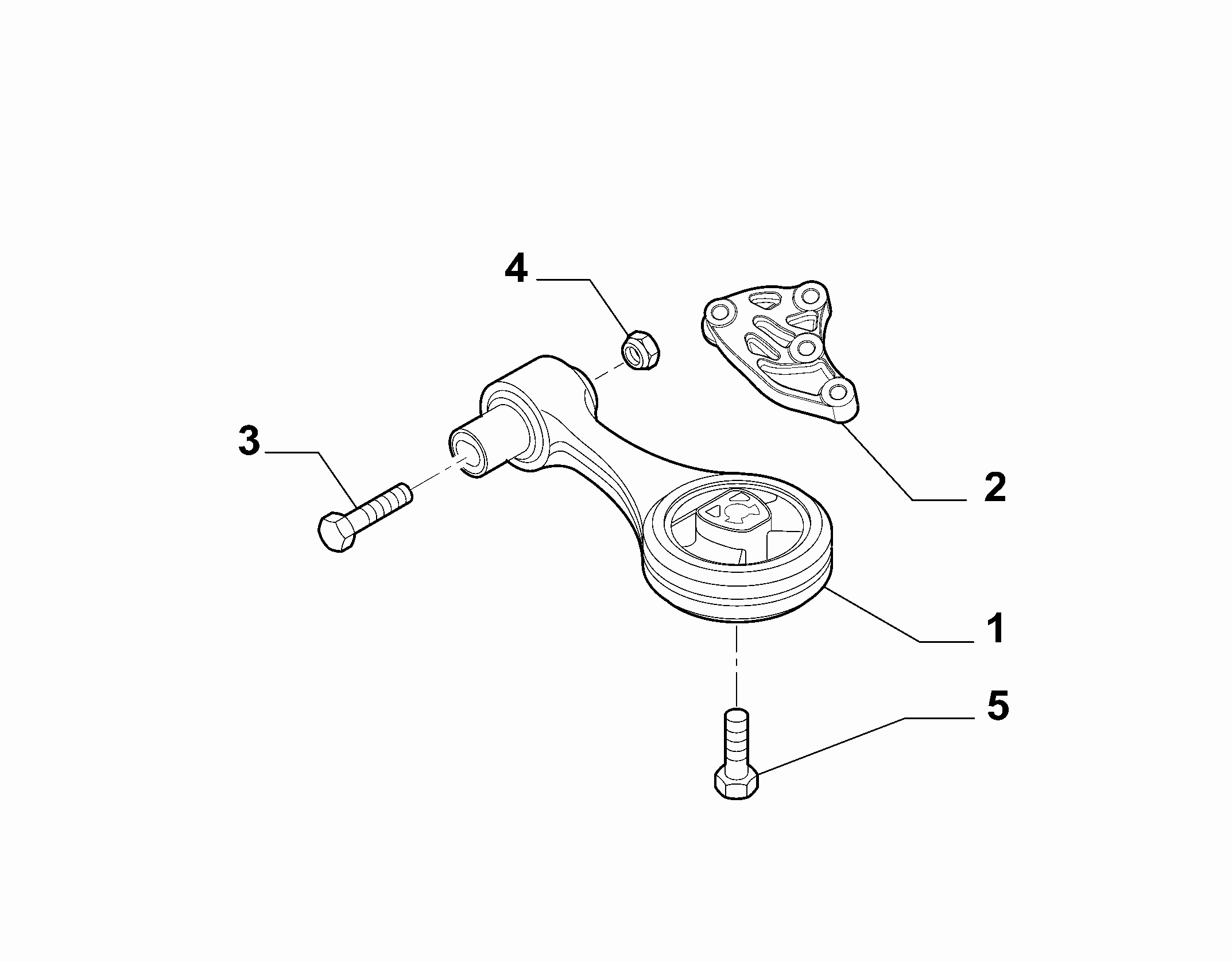 10002-030 AXLE INLET SCREW ANCHOR AND TENSION ROD SUSPENSION