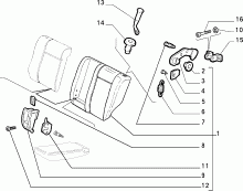 70613/02 REAR SEAT