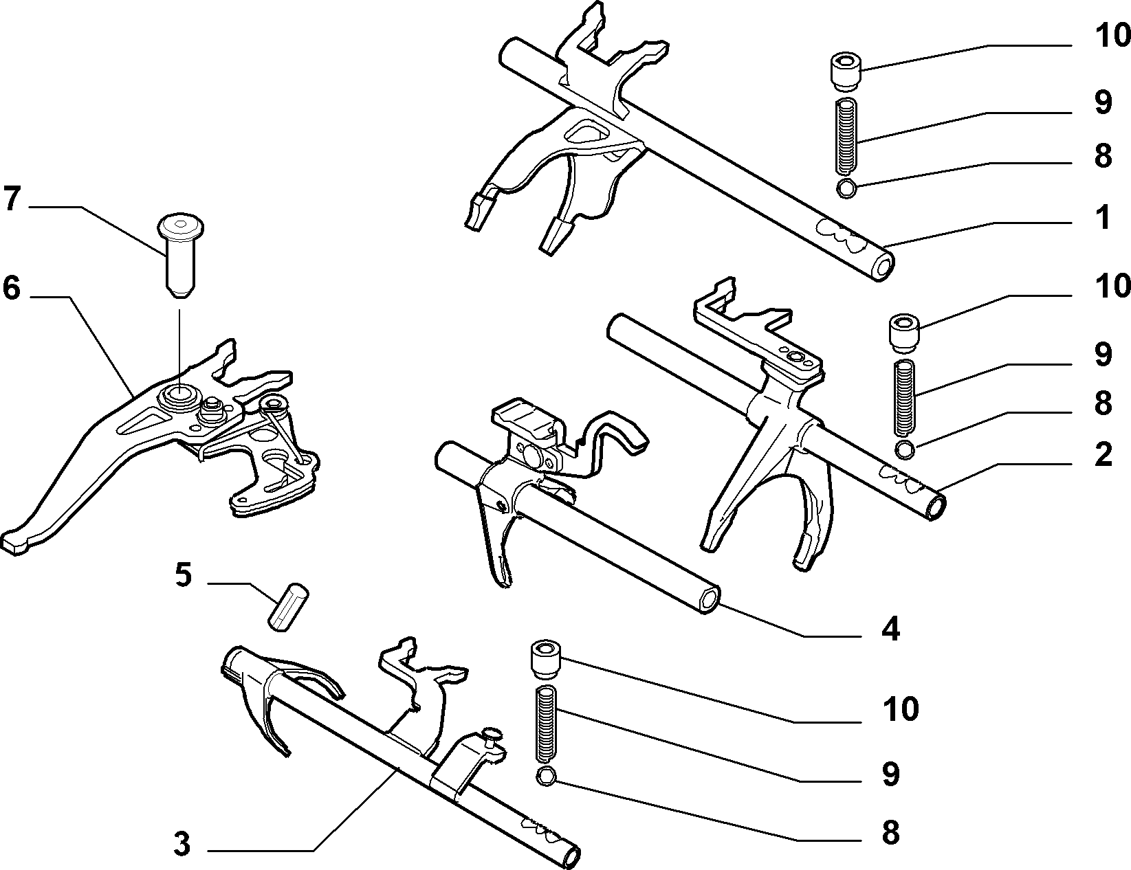 21219-020 GEAR FORKS STAMP