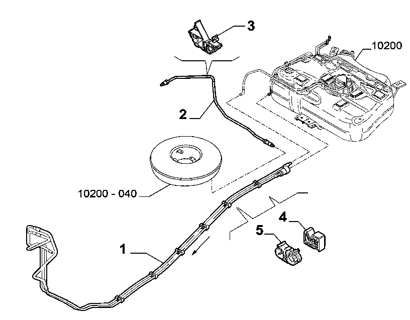 10201-020 UNDERSIDE FUEL PIPES