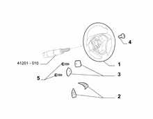 41201-010 STEERING WHEEL