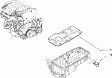 10102/35 КАРТЕР И КРЫШКИ БЛОКА ЦИЛ.
