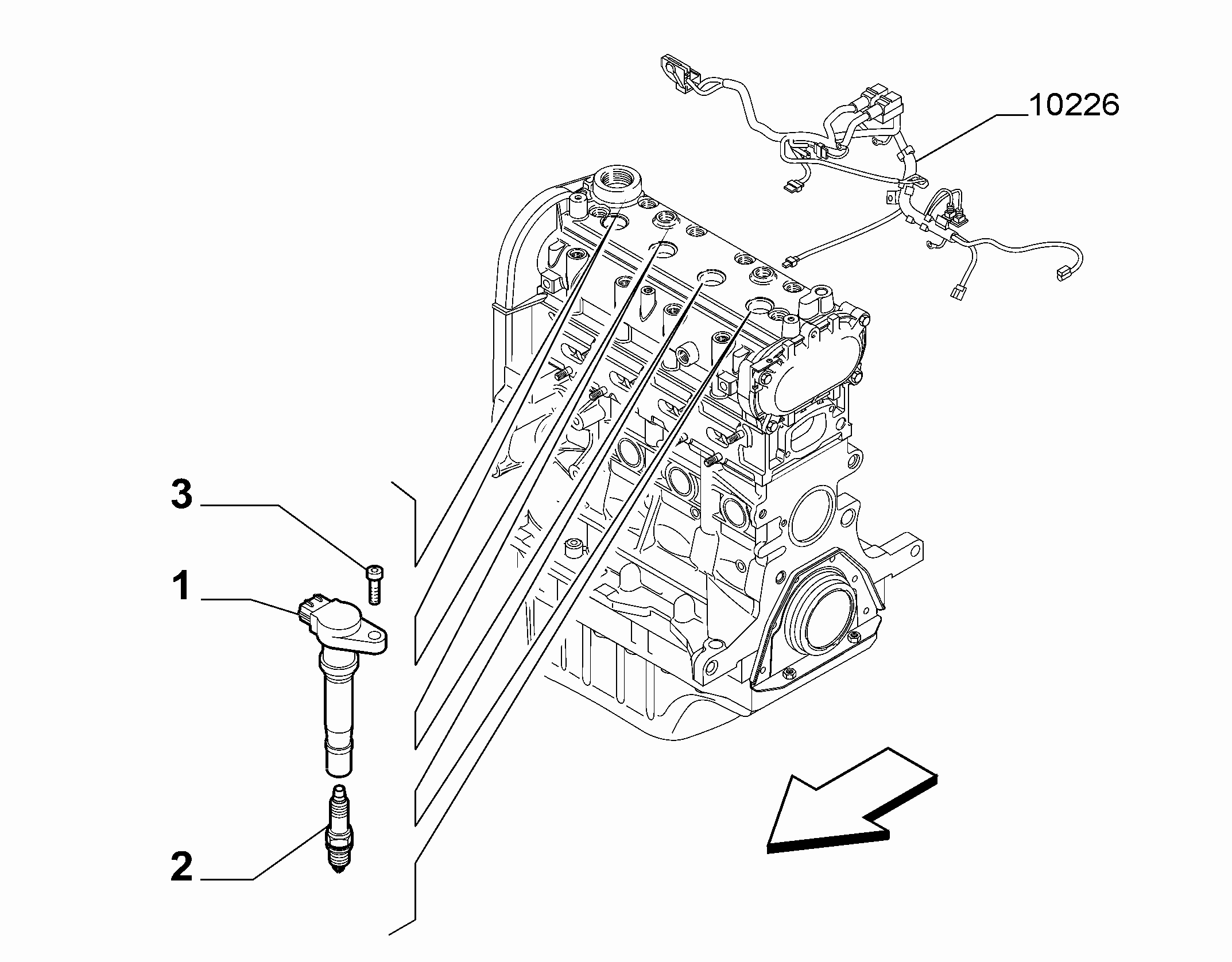 55101-020 SPARK PLUGS AND IGNITION CABLES