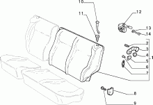 70613/01 REAR SEAT
