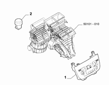 50101-020 HEATER/AIR CON