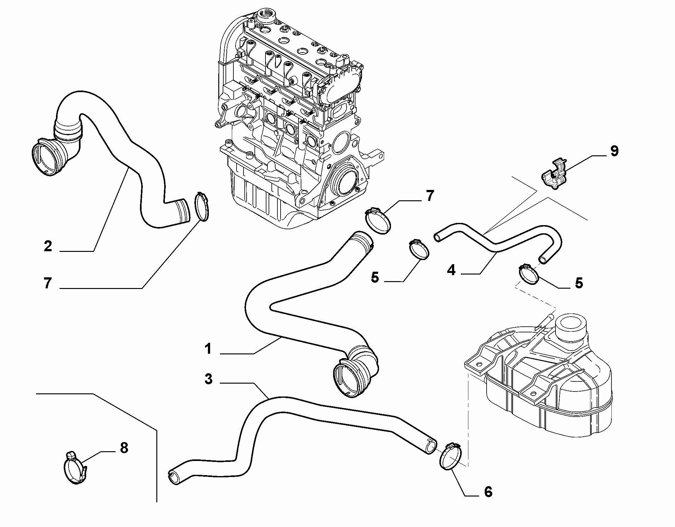 10401-030 RADIATOR PIPING