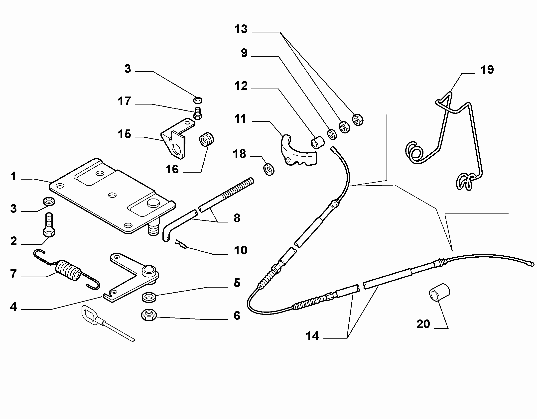 33135/01 HAND-BRAKE CONTROL, BRAKES