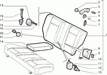 70613/01 REAR SEAT
