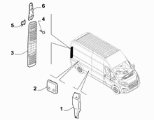 70523-110 REAR COVERS, LOWER SIDE
