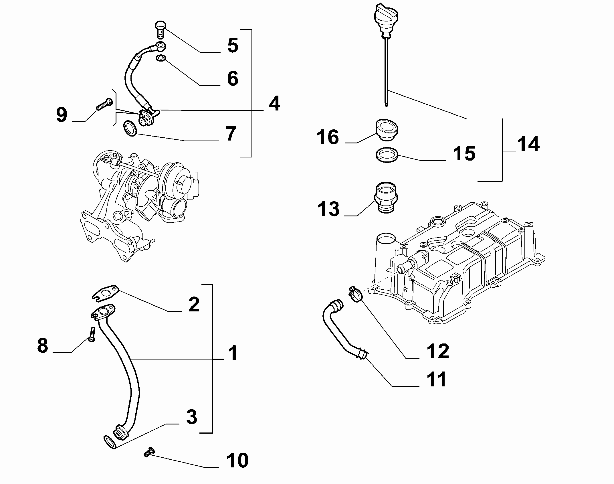 10301-060 DIP STICK, CAP, TRANSMITTER AND PRESSURE ROD
