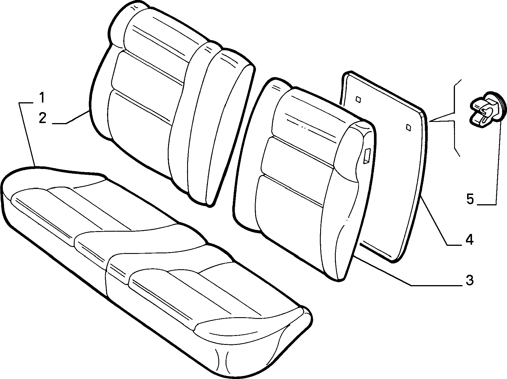 70615/00 REAR SEAT LINING