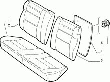 70615/00 REAR SEAT LINING