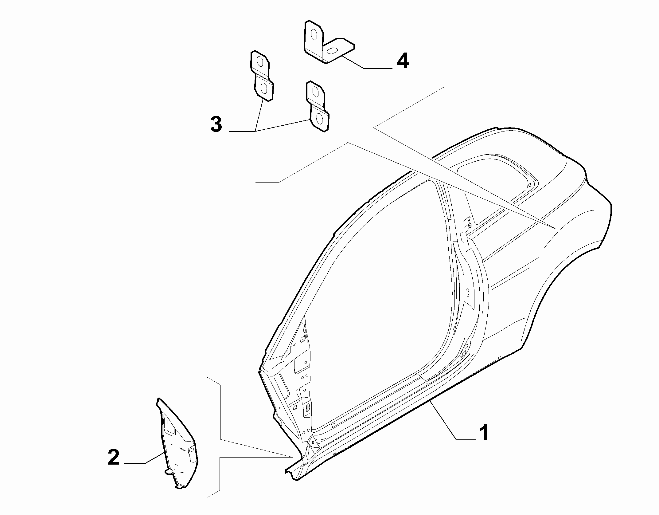 70019-010 EXTERNAL SIDE FRAME