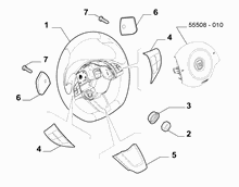 41201-010 STEERING WHEEL