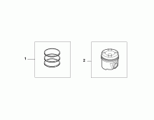 10105-020 PISTONS AND RINGS 