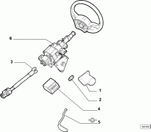46833924 ELECTRIC POWER STEERING SHAFT