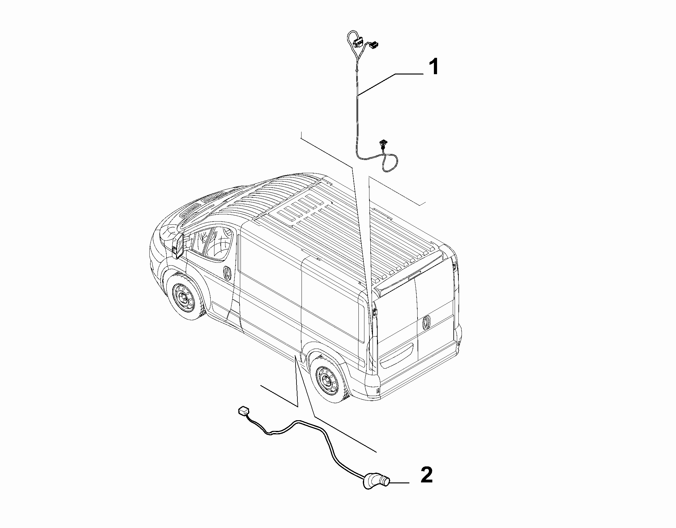55526-050 SIDE-REAR LIGHTS WIRING SET