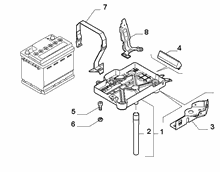 55300-030 BATTERY SUPPORT