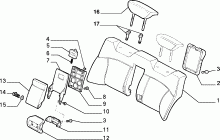 70613/00 REAR SEAT