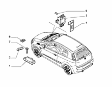 55502-030 REMOTE CONTROL TPMS AND AERIAL