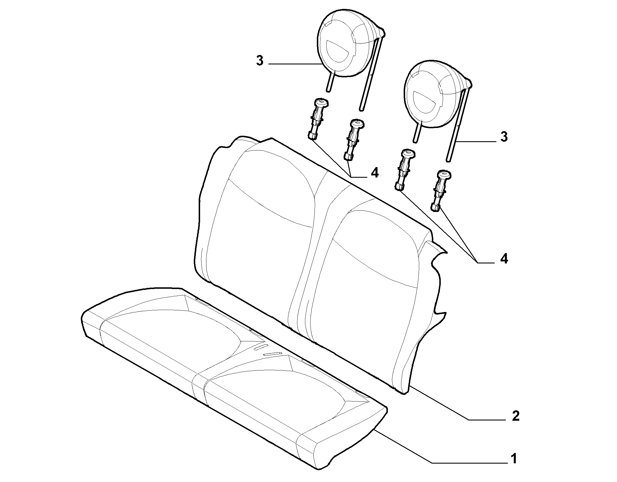 70615/00 REAR SEAT LINING 