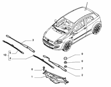 55514-010 WIPERS - ARM, BRUSHES AND MOTOR