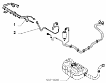 10201-030 ENGINE WELL FUEL PIPES