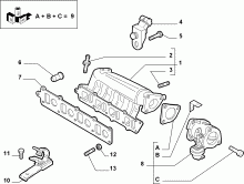 10255-010 INTAKE MANIFOLD AND BUTTERFLY CLIPS