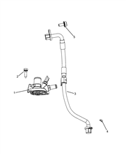 10402-020 THERMOSTAT AND WATER PIPES